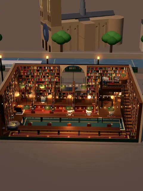 A study room in Paris, captured in the FocusMiles app
