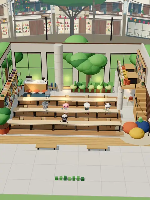 Chiang Mai: a design library, the best desk is by the window